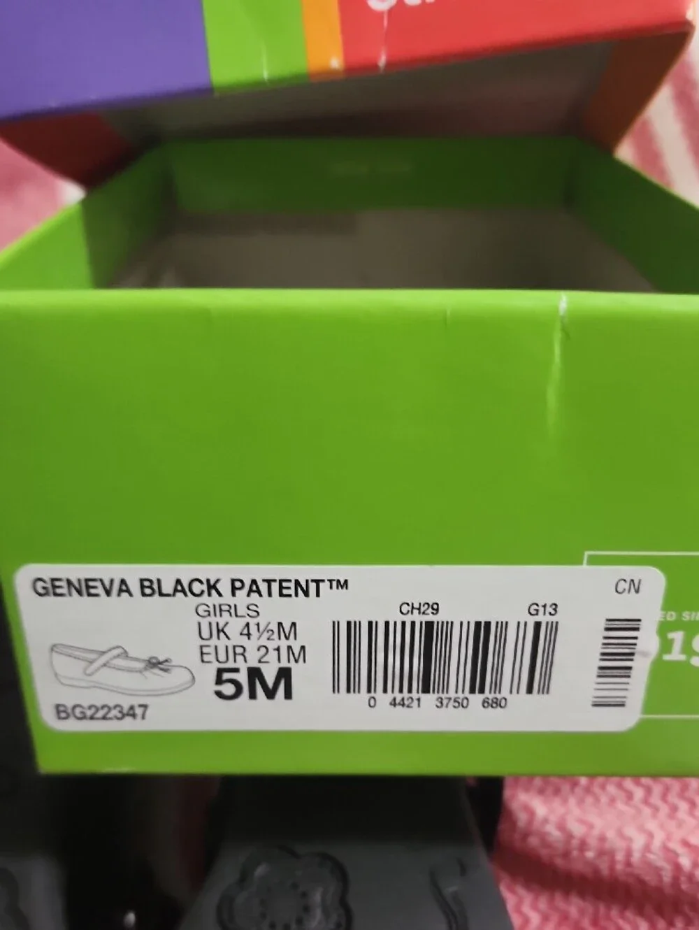 Stride Rite Black Patent Mary Jane Shoes with Bow